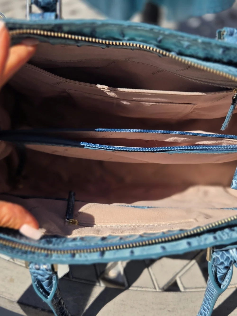 Brahmin stylish blue